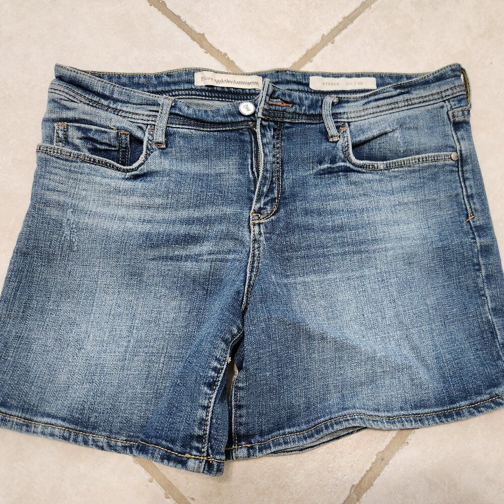 Anthropology Pilcro and the Letterpress denim stretch jean short size 29